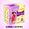 Ezi-Pants Sanitary Pants Ultra Absorbent Protection upto 12 hours - MEDIUM Waist 32in - 40in (Smart and Lightly Fatty body)